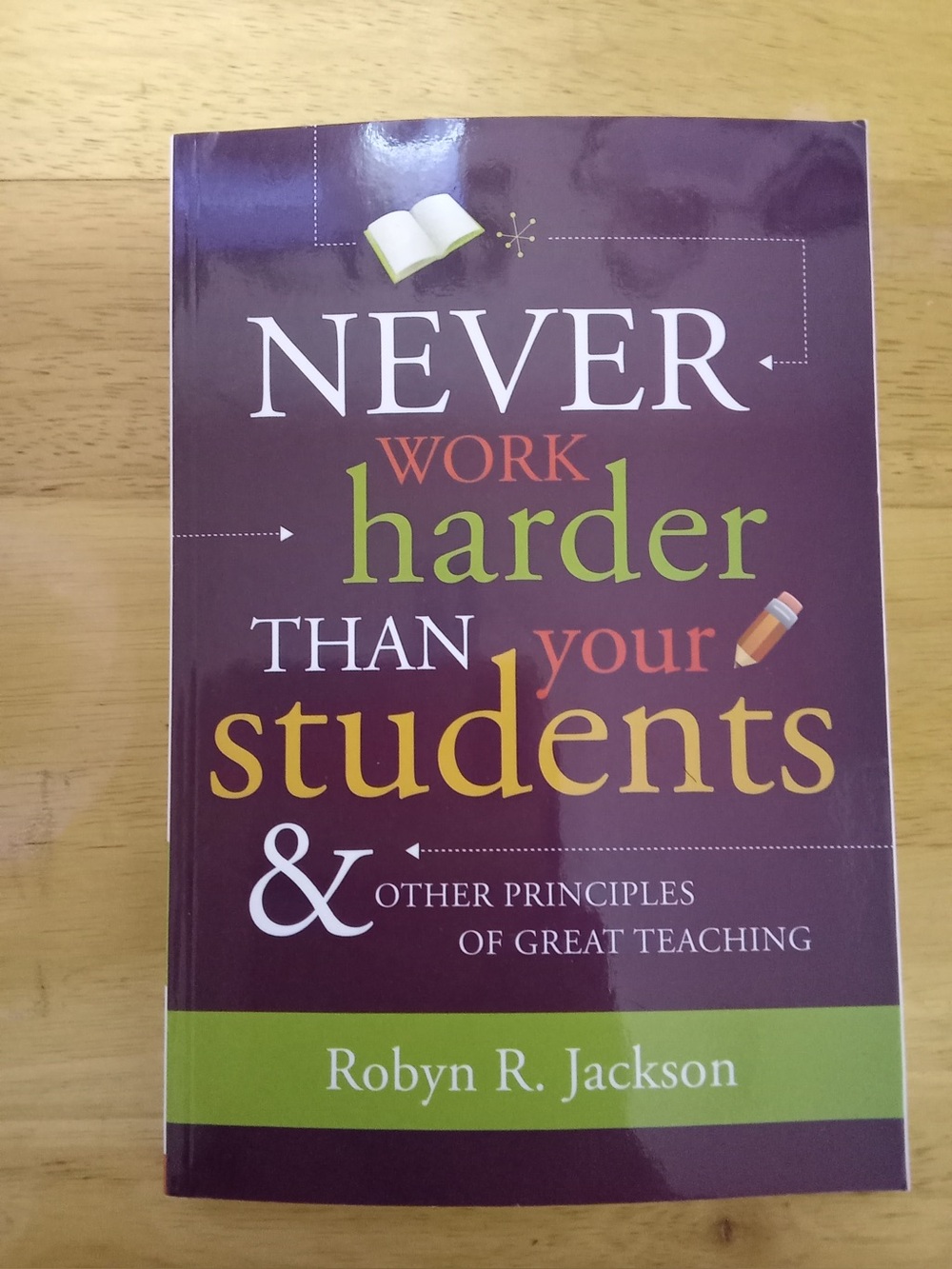Never Work Harder Than Your Students Robyn R Jackson ASCD 2009 Paperback